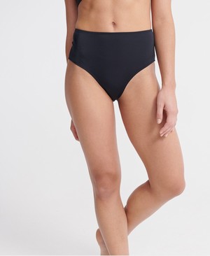 Superdry Edit High Waist Bikini Női Fürdőruha Fekete | NOCGL1832